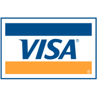 Logo of Visa (V).