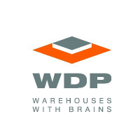 Logo of Warehouses De Pauw (WDP).