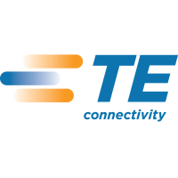 Logo of TE Connectivity (TEL).